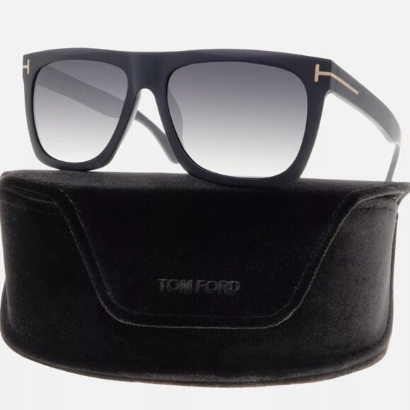 Tom Ford Sunglasses Black Smoke Lenses Polarized Unisex